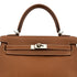 HERMES KELLY 25 RETOURNE GOLD TOGO HAND SHOULDER BAG C PHW 90305908 - PURPOSE