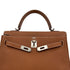 HERMES KELLY 25 RETOURNE GOLD TOGO HAND SHOULDER BAG C PHW 90305908 - PURPOSE