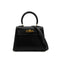 HERMES MINI KELLY 20 BLACK BOXCALF HAND SHOULDER BAG 〇W GHW 90305909 - PURPOSE