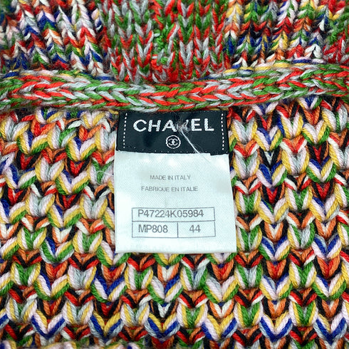 CHANEL COCOMARK KNIT TOPS MULTICOLOR WOOL 44 P47 RTW 90305912