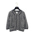 CHANEL VINTAGE COCO BUTTON KNIT CARDIGAN BLACK CASHMERE 42 P26 RTW 90305914