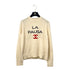 CHANEL LA PAUSA COCOMARK KNIT TOPS BEIGE CASHMERE 42 P60 RTW 90305915