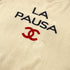 CHANEL LA PAUSA COCOMARK KNIT TOPS BEIGE CASHMERE 42 P60 RTW 90305915