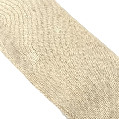 CHANEL LA PAUSA COCOMARK KNIT TOPS BEIGE CASHMERE 42 P60 RTW 90305915