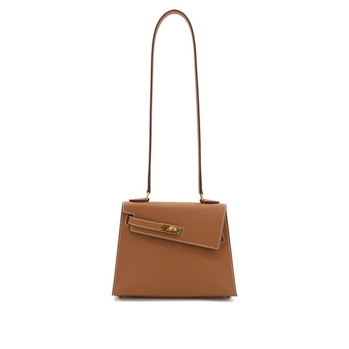 HERMES KELLY 20 SELLIER EN DESORDRE GOLD EPSOM SHOULDER BAG B GHW 90305997 - PURPOSE