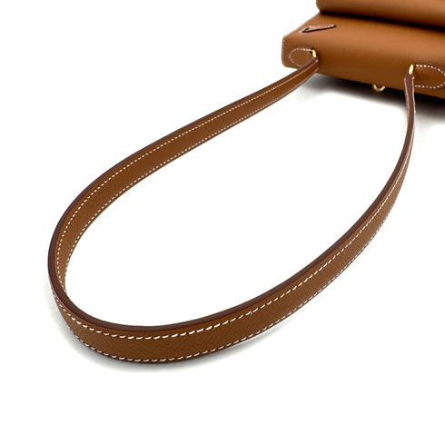 HERMES KELLY 20 SELLIER EN DESORDRE GOLD EPSOM SHOULDER BAG B GHW 90305997 - PURPOSE