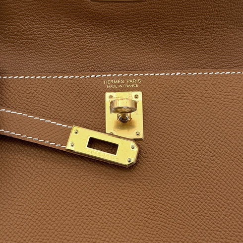 HERMES KELLY 20 SELLIER EN DESORDRE GOLD EPSOM SHOULDER BAG B GHW 90305997 - PURPOSE