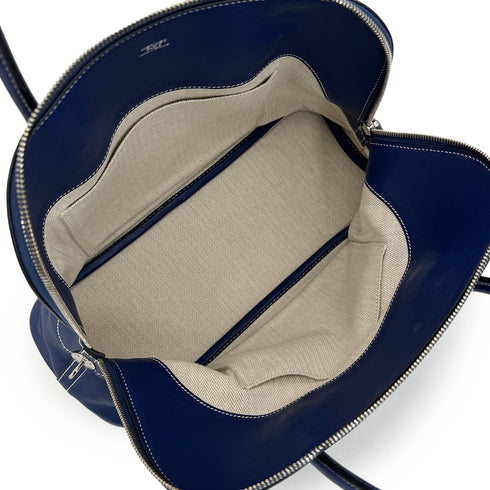 HERMES BOLIDE RELAX 35 BLUE SAPHIR VEAU SIKKIM HAND BAG T PHW 90305998 - PURPOSE