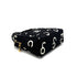 CHANEL VINTAGE MATELASSE LOGO HAND BAG BLACK WHITE CANVAS 90306000 - PURPOSE