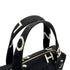 CHANEL VINTAGE MATELASSE LOGO HAND BAG BLACK WHITE CANVAS 90306000 - PURPOSE