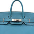 HERMES HAUT A COURROIES 28 BLUE JEAN TOGO HAND BAG ▢I PHW 90306001 - PURPOSE