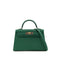 HERMES KELLY MINI 2 VERT VERTIGO VEAU EPSOM HAND SHOULDER BAG W ELHW 90306260 - PURPOSE