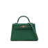 HERMES KELLY MINI 2 VERT VERTIGO VEAU EPSOM HAND SHOULDER BAG W ELHW 90306260 - PURPOSE