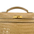 HERMES KELLY 32 SELLIER BEIGE ROSE CROCODILE POROSUS HAND SHOULDER BAG □C GHW 90306274 - PURPOSE