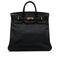 HERMES HAUT A COURROIES 40 BLACK TOGO HAND BAG □F GHW 90306275 - PURPOSE