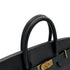 HERMES HAUT A COURROIES 40 BLACK TOGO HAND BAG □F GHW 90306275 - PURPOSE
