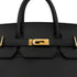 HERMES HAUT A COURROIES 40 BLACK TOGO HAND BAG □F GHW 90306275 - PURPOSE