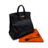 HERMES HAUT A COURROIES 40 BLACK TOGO HAND BAG □F GHW 90306275 - PURPOSE