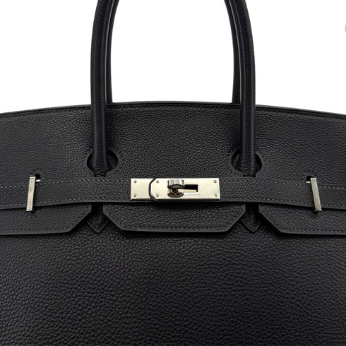 HERMES BIRKIN 35 BLUE INDIGO TOGO HAND BAG □D PHW 90306276 - PURPOSE
