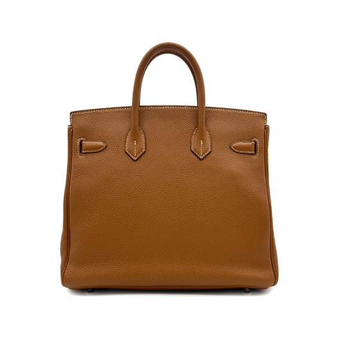 HERMES HAUT A COURROIES 28 GOLD TOGO HAND BAG □I PHW 90306278