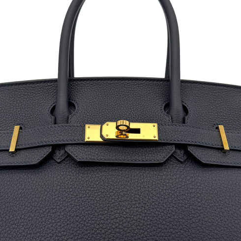 HERMES BIRKIN 30 BLUE NUIT TOGO HAND BAG W GHW 90306279 - PURPOSE