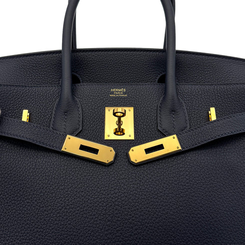 HERMES BIRKIN 30 BLUE NUIT TOGO HAND BAG W GHW 90306279 - PURPOSE