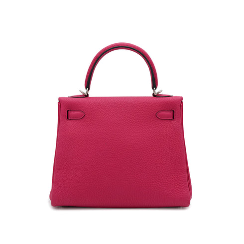 HERMES KELLY 25 RETOURNE FRANBOISE TOGO HAND SHOULDER BAG B PHW 90306281 - PURPOSE