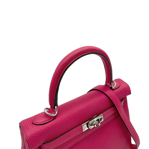HERMES KELLY 25 RETOURNE FRANBOISE TOGO HAND SHOULDER BAG B PHW 90306281 - PURPOSE
