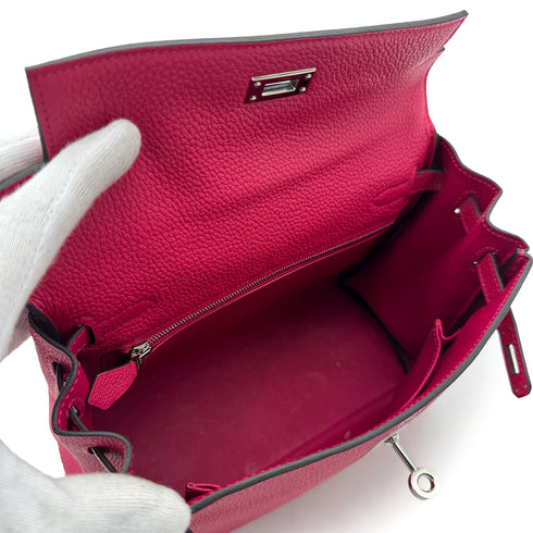 HERMES KELLY 25 RETOURNE FRANBOISE TOGO HAND SHOULDER BAG B PHW 90306281 - PURPOSE