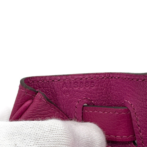HERMES KELLY 28 RETOURNE ROSE PURPLE EVERCOLOR HAND SHOULDER BAG A PHW 90306285 - PURPOSE