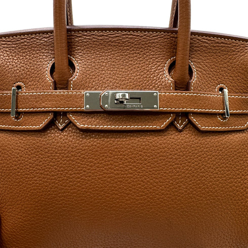 HERMES BIRKIN 30 GOLD TAURILLON CLEMENCE HAND BAG □N PHW 90306286 - PURPOSE