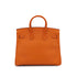 HERMES BIRKIN 25 ORANGE VEAU EPSOM HAND BAG □L PALLADIUM HARDWARE 90306311 - PURPOSE