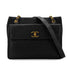 CHANEL VINTAGE BIG COCO CHAIN SHOULDER BAG BLACK LAMB SKIN 90306317 - PURPOSE