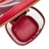 CHANEL VINTAGE VANITY HAND BAG CLEAR RED LEATHER 90306339 - PURPOSE