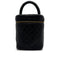 CHANEL VINTAGE MATELASSE VANITY HAND BAG BLACK LEATHER 90306343 - PURPOSE