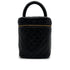 CHANEL VINTAGE MATELASSE VANITY HAND BAG BLACK LEATHER 90306343 - PURPOSE