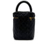 CHANEL VINTAGE MATELASSE VANITY HAND BAG BLACK LEATHER 90306343 - PURPOSE