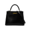 HERMES KELLY 28 SELLIER BLACK BOXCALF HAND SHOULDER BAG 〇U GHW 90306348 - PURPOSE
