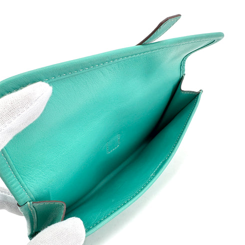 HERMES JIGE DUO LAGON SWIFT CLUTCH BAG □L 90306368 - PURPOSE