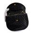 CHANEL VINTAGE BIG COCO ROUND CHAIN SHOULDER BAG BLACK OSTRICH 90306511 - PURPOSE