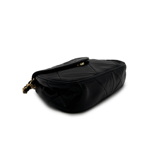 CHANEL VINTAGE COCOMARK MATELASSE CHAIN SHOULDER BAG BLACK LAMB SKIN 90306513 - PURPOSE