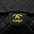CHANEL VINTAGE CLASSIC FLAP MEDIUM CHAIN SHOULDER BAG BLACK LAMB SKIN 90306514 - PURPOSE