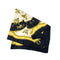 HERMES CARRE 90 LA CLE DES CHAMPS SCARF SILK BLACK YELLOW 90306515 - PURPOSE