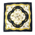 HERMES CARRE 90 LA CLE DES CHAMPS SCARF SILK BLACK YELLOW 90306515 - PURPOSE