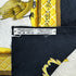 HERMES CARRE 90 LA CLE DES CHAMPS SCARF SILK BLACK YELLOW 90306515 - PURPOSE