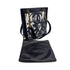 CHANEL VINTAGE TRIPLE COCO CHAIN TOTE BAG NAVY VINYL LAMB SKIN 90306517 - PURPOSE