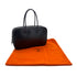 HERMES PLUME ELAN 28 BLACK BOX CALF HAND BAG □G PHW 90306567 - PURPOSE