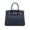 HERMES BIRKIN 30 VERSO BLUE NUIT ORANGE POPPY TOGO HAND BAG A PHW 90306844