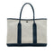 HERMES GARDEN PARTY PM BLUE DE PRUSSE TOILE TWILL H TOTE BAG □R 90306845 - PURPOSE