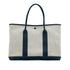 HERMES GARDEN PARTY PM BLUE DE PRUSSE TOILE TWILL H TOTE BAG □R 90306845 - PURPOSE